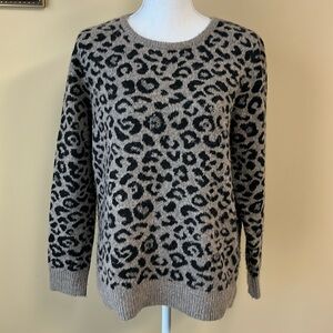 Liz Claiborne Cheetah Print Sweater